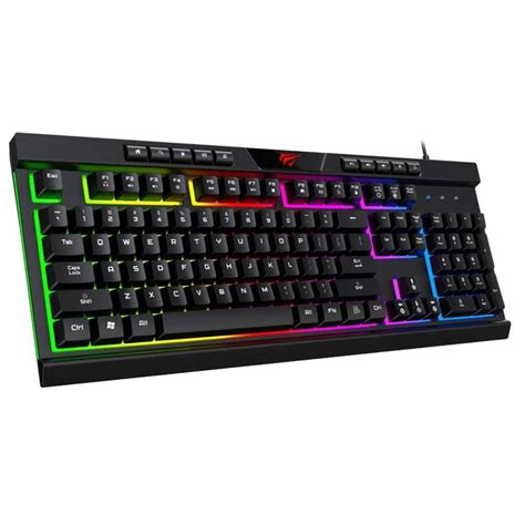 Teclado Gamer Gamenote KB500L Membrana USB RGB Progaming