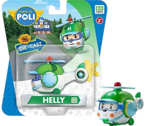 Металлическая коллекционная машинка Robocar Poli Die Cast Хелли (MRT ...