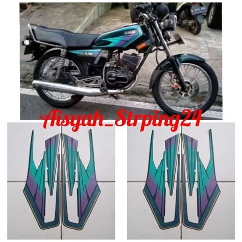 Jual Stiker Sticker Striping Lis Les Polet Body Motor Yamaha Rx King