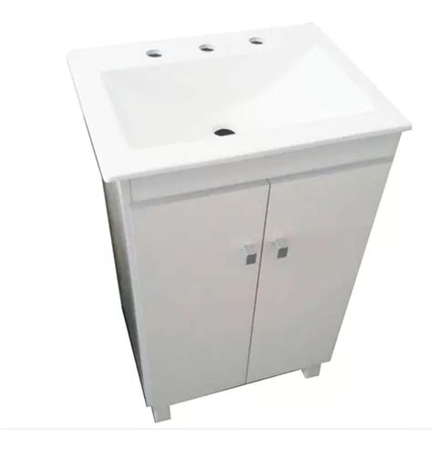 Vanitory Mueble Baño Blanco Economico 50x40 Cm Con Mesada Envío gratis