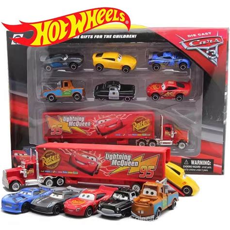 Hot Wheels Hot Wheels 1 64 Pixar Escalas Relâmpago McQueen Carro Modelo Diecast Brinquedos Em