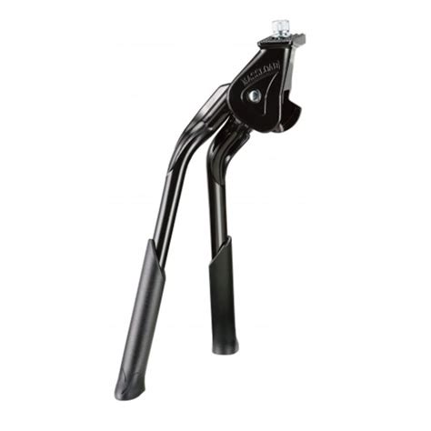 mass load dual leg kickstand center mount black