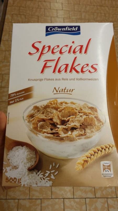 Crownfield Special Flakes Natur Kalorien N Hrwerte