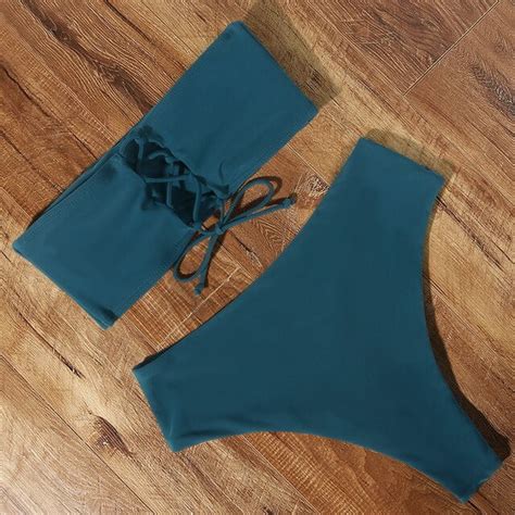 Sexy Floral Bikini Set 2022 Swimsuit Mujer High Waist Bathing Suit Black Swimwear Women Push Up