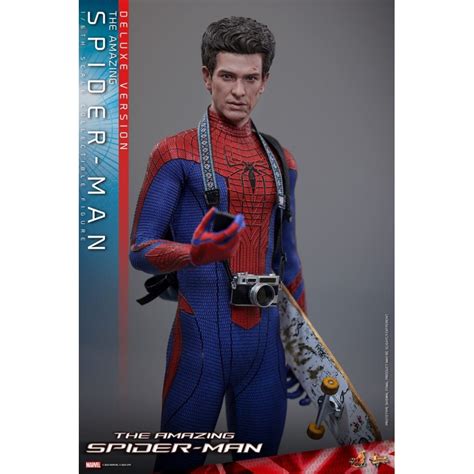 Spider Man Deluxe Hot Toys MMS772 The Amazing Spider Man 1 6 Figure