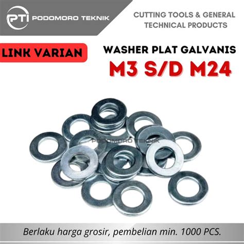 Jual Ring Plat Putih M M M M M M M M M Washer Plat