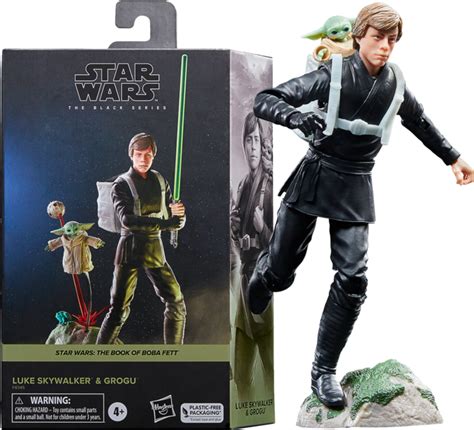 Star Wars The Book Of Boba Fett Luke Skywalker Grogu Black Series