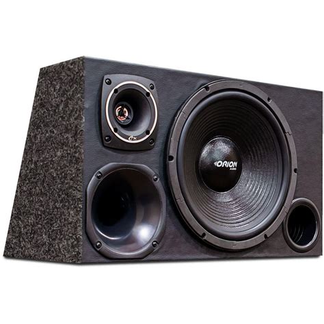 Caixa Trio Som Automotivo Completa W Rms Subwoofer Pol Tweeter