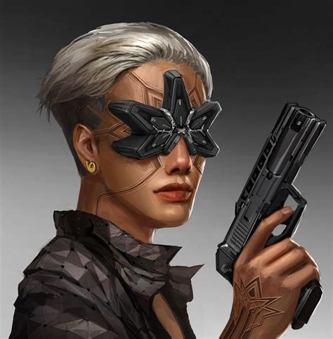 Artstation Cyberpunk Characters Raymond Chen Cyberpunk Character