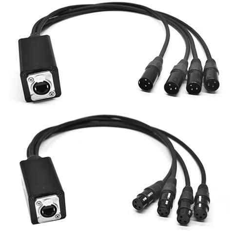 Xlr 4 Channel 3 Pin Multi Network Stage And Studio Connection Xlr Male