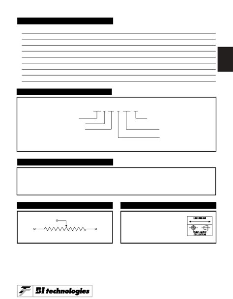 7483 datasheet(5/5 Pages) BITECH | 7/8 Diameter 5-Turn Wirewound ...