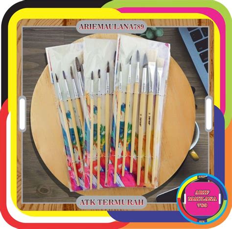 Kuas Lukis Joyko Br Brush Set Kuas Cat Air Joyko Peralatan