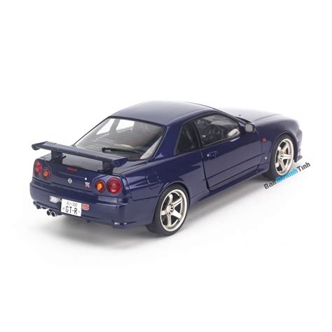 Mô hình xe Nissan GTR R34 Skyline 1 18 Solido Cửa hàng Toyzone