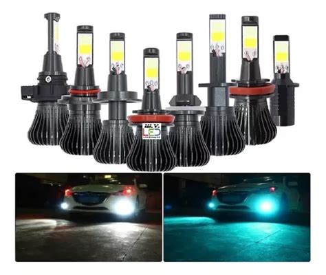 Hiper Led H1 H3 H7 H11 H8 Hb4 6000 Lm Dual Color 12v Neblina