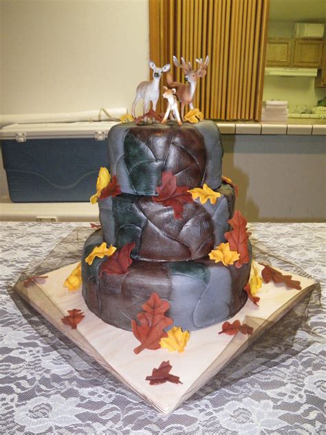 Camouflage Wedding Cake CakeCentral