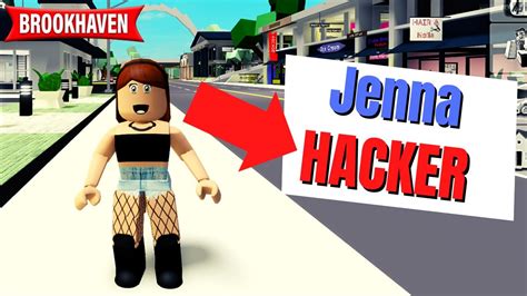 Como Virar A Jenna Hacker No Brookhaven Rp Roblox Youtube