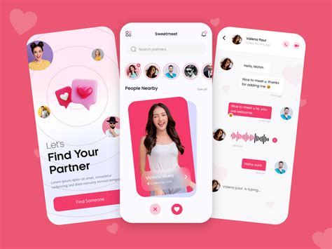 Dating And Chat Apps Ui Design By Iammohin Epicpxls