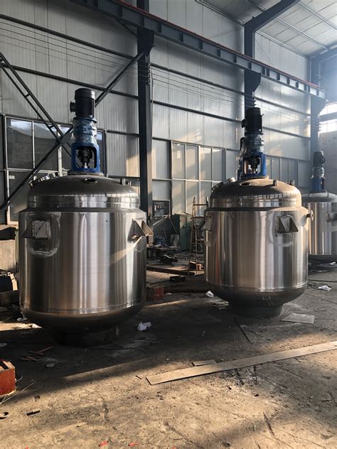 Stainless Steel Double Jacketed Vessel Agitated Continuous Stirred