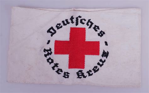 Deutsches Rotes Kreuz Armbinde F R Sanit Ter Und Krankenschwestern