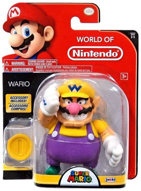 Jakks Pacific World Of Nintendo Wario Articulated Action