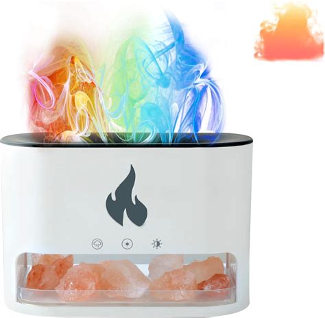 Auveach Difusor De Aromas Con Efecto Llama Colores De Luz Ml