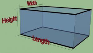 Fish Tank Volume Calculator Aquarium Dimensions