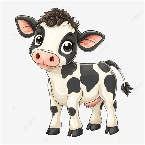 Cute Cow Cartoon Clipart Cow Cute Cow Baby Cow PNG Transparent Image