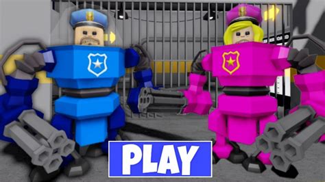 BOY And GIRL MECH BARRY S PRISON RUN OBBY ROBLOX YouTube