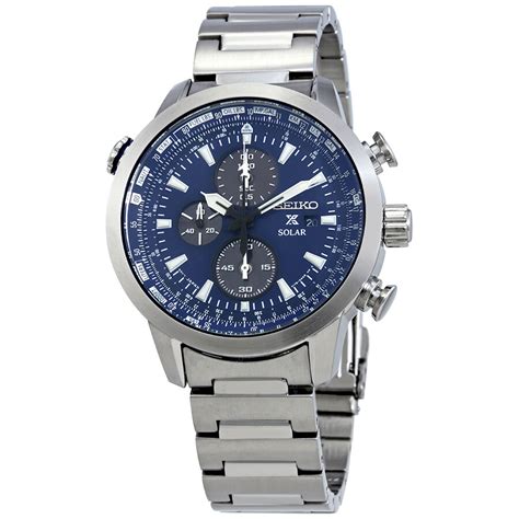 Seiko Prospex Sky Solar Chronograph Pilots Chronograph Men S Watch