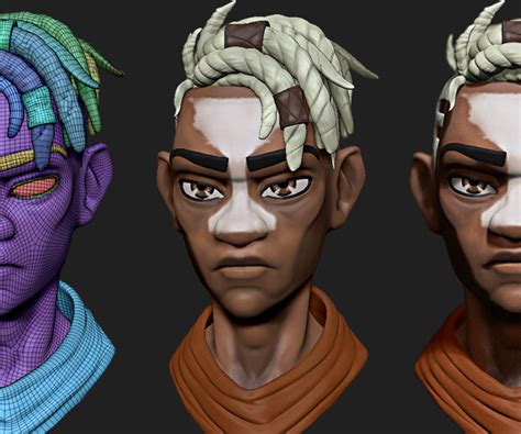 Artstation 3d Model Ekko Arcane Resources