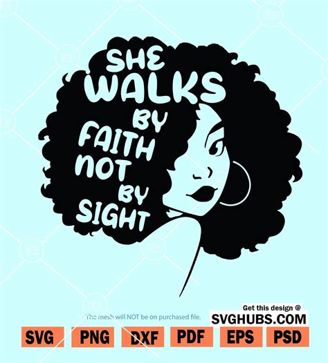 Walk By Faith Not By Sight Svg