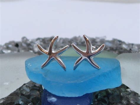 Starfish Earrings Sterling Silver Dancing Starfish Etsy