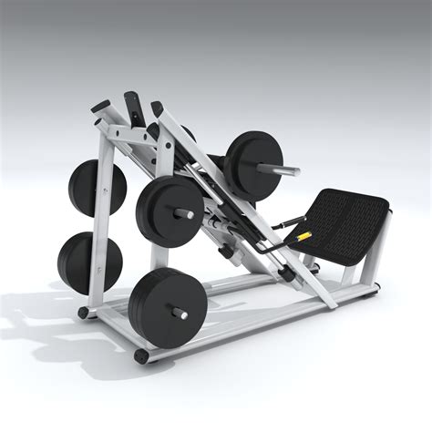Precor Hack Squat 3D Model $39 - .max .prj .obj .fbx - Free3D