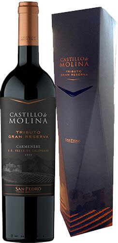 San Pedro Castillo De Molina Tributo Gran Reserva Carmenere 2020 En