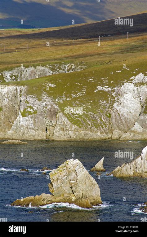 Cliffs on Achill Island Stock Photo - Alamy