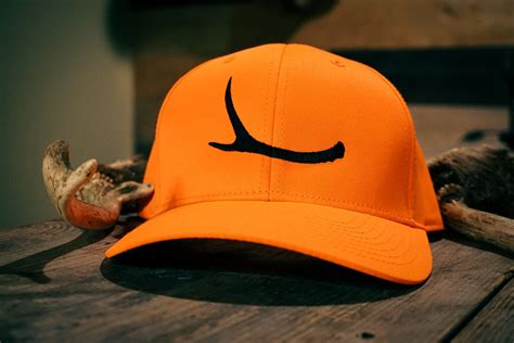 Blaze Orange Hunting Hat Deer Hunting Antler Hat Okayest Hunter