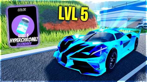 Getting The Level Hyperchrome Diamond In Roblox Jailbreak Road To