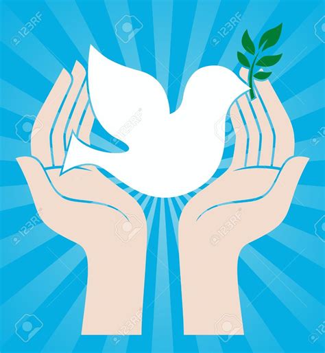 Dove Peace Symbol Holding An Olive Branch Dove Pictures Peace Tree Art