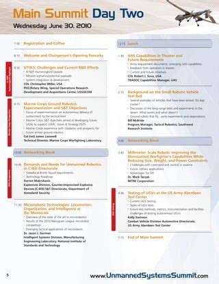 Unmanned Systems Summit Brochure PDF