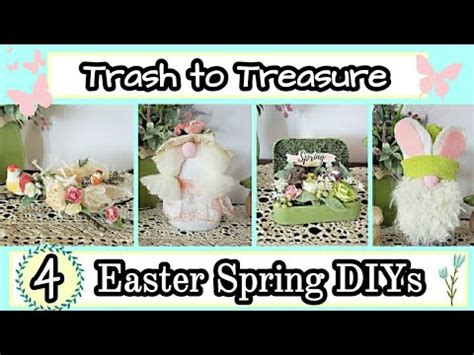 Easter Spring Diys Easter Gnomes Gnome Hat And More Using Trash