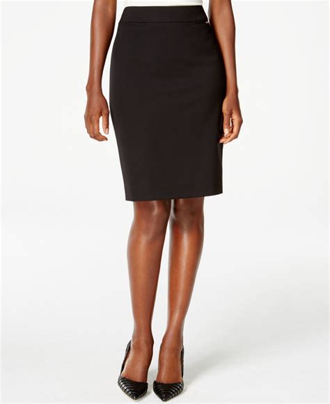 Tahari Solid Pencil Skirt In Black Save 14 Lyst