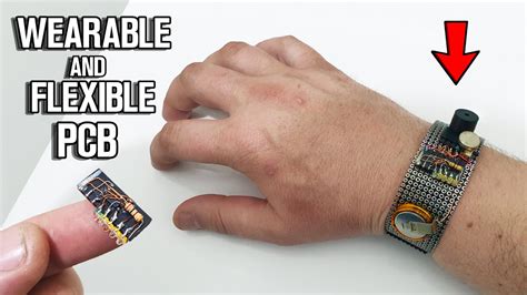 Wearable And Flexible Pcb Gadget Diy Electronics Project Youtube