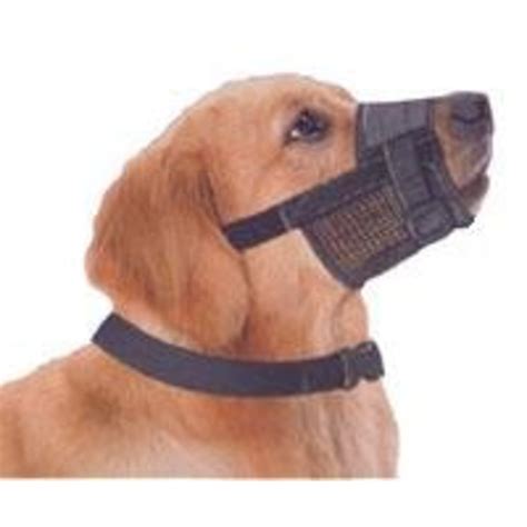 Downtown Pet Supply Soft Mesh Dog Muzzle For Grooming Adjustable Dog