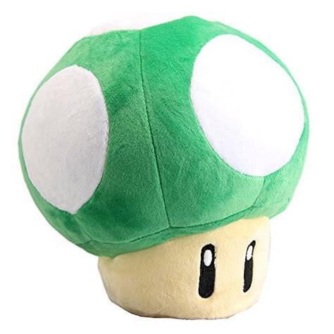 uiuoutoy Super Mario Green 1-Up Mushroom Plush Toy 9'' - Walmart.com