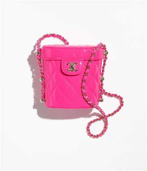 Chanel Small Vanity Case In Neon Pink — Ufo No More