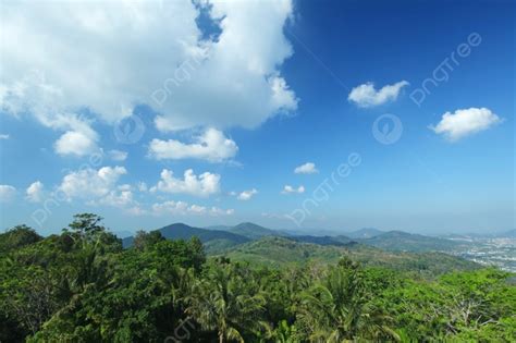 Jungle Mountains In Thailand Panoramic Views Of Jungle Mountains In