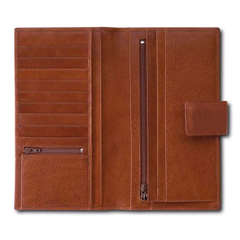 Pineider Country Leather Travel Document Holder And Travel Wallet