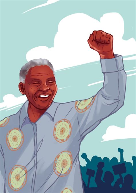 The Story Of Nelson Mandela Amw Illustration And Design