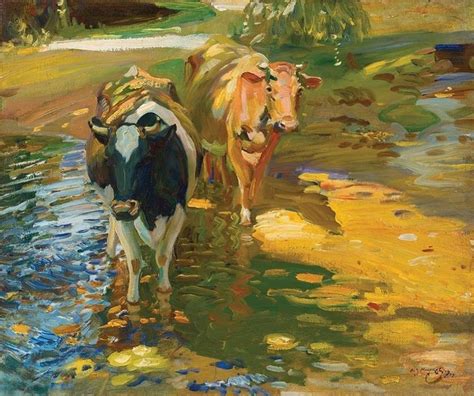 Famous Artwork Two Cows Cow