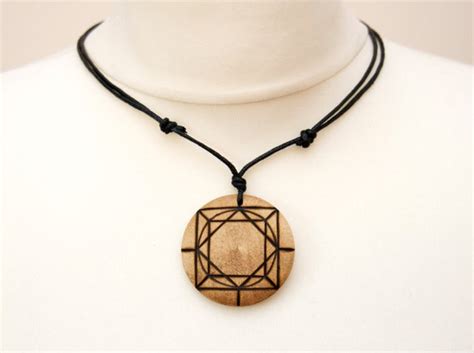 Sword Of Truth Inspired Grace Symbol Wooden Pendant Or Keyring Legend